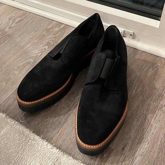 Vince Platform Suede Loafer - Picture 1 of 2
